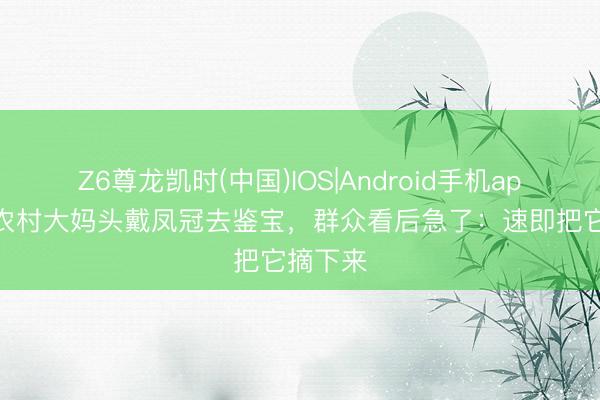 Z6尊龙凯时(中国)IOS|Android手机app下载 农村大妈头戴凤冠去鉴宝，群众看后急了：速即把它摘下来
