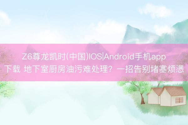 Z6尊龙凯时(中国)IOS|Android手机app下载 地下室厨房油污难处理？一招告别堵塞烦懑