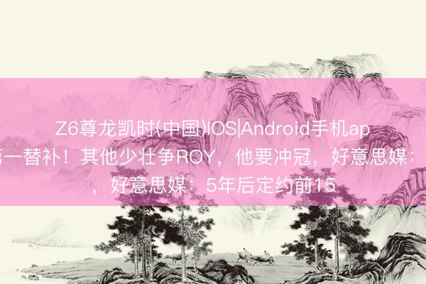 Z6尊龙凯时(中国)IOS|Android手机app下载 季后赛第一替补！其他少壮争ROY，他要冲冠，好意思媒：5年后定约前15