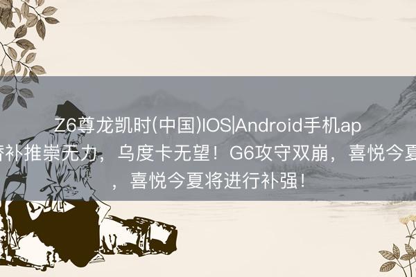 Z6尊龙凯时(中国)IOS|Android手机app下载 火箭替补推崇无力，乌度卡无望！G6攻守双崩，喜悦今夏将进行补强！