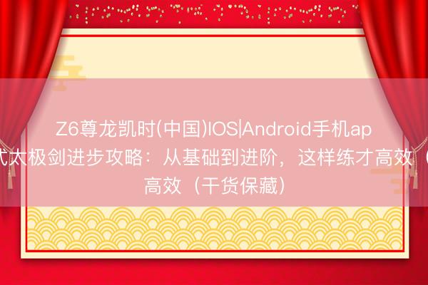 Z6尊龙凯时(中国)IOS|Android手机app下载 陈式太极剑进步攻略：从基础到进阶，这样练才高效（干货保藏）
