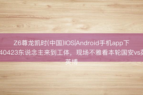 Z6尊龙凯时(中国)IOS|Android手机app下载 40423东说念主来到工体，现场不雅看本轮国安vs英博